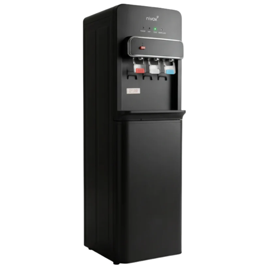 Dispensador de Agua Fría y Caliente Nivox con Bidón Oculto y Compresor