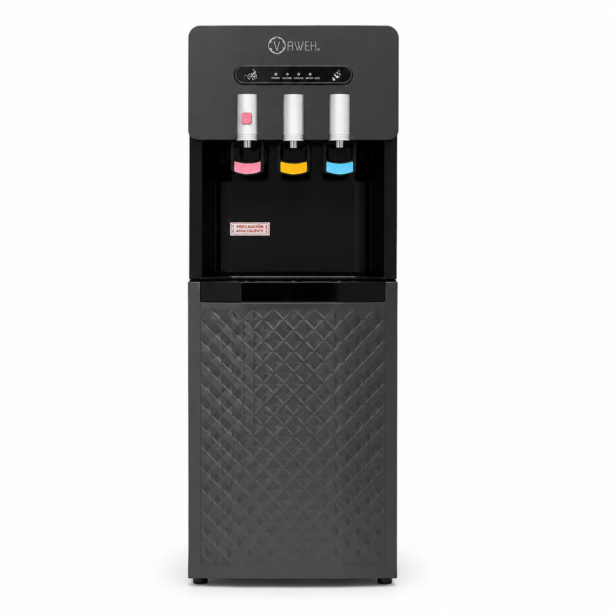 Dispensador de Agua Eléctrico Ventilador Gris