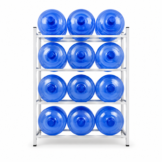 Rack Estante Organizador 12 Botellones Bidones Agua 20 Lts