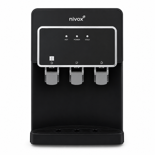 Dispensador de Agua Fría y Caliente Nivox Sobremesa con compresor