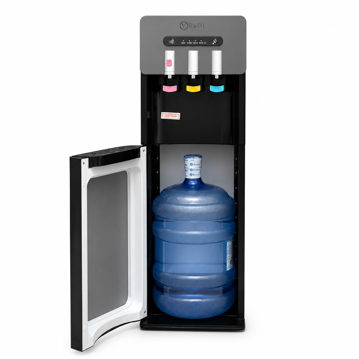 Dispensador de Agua Eléctrico Ventilador Gris