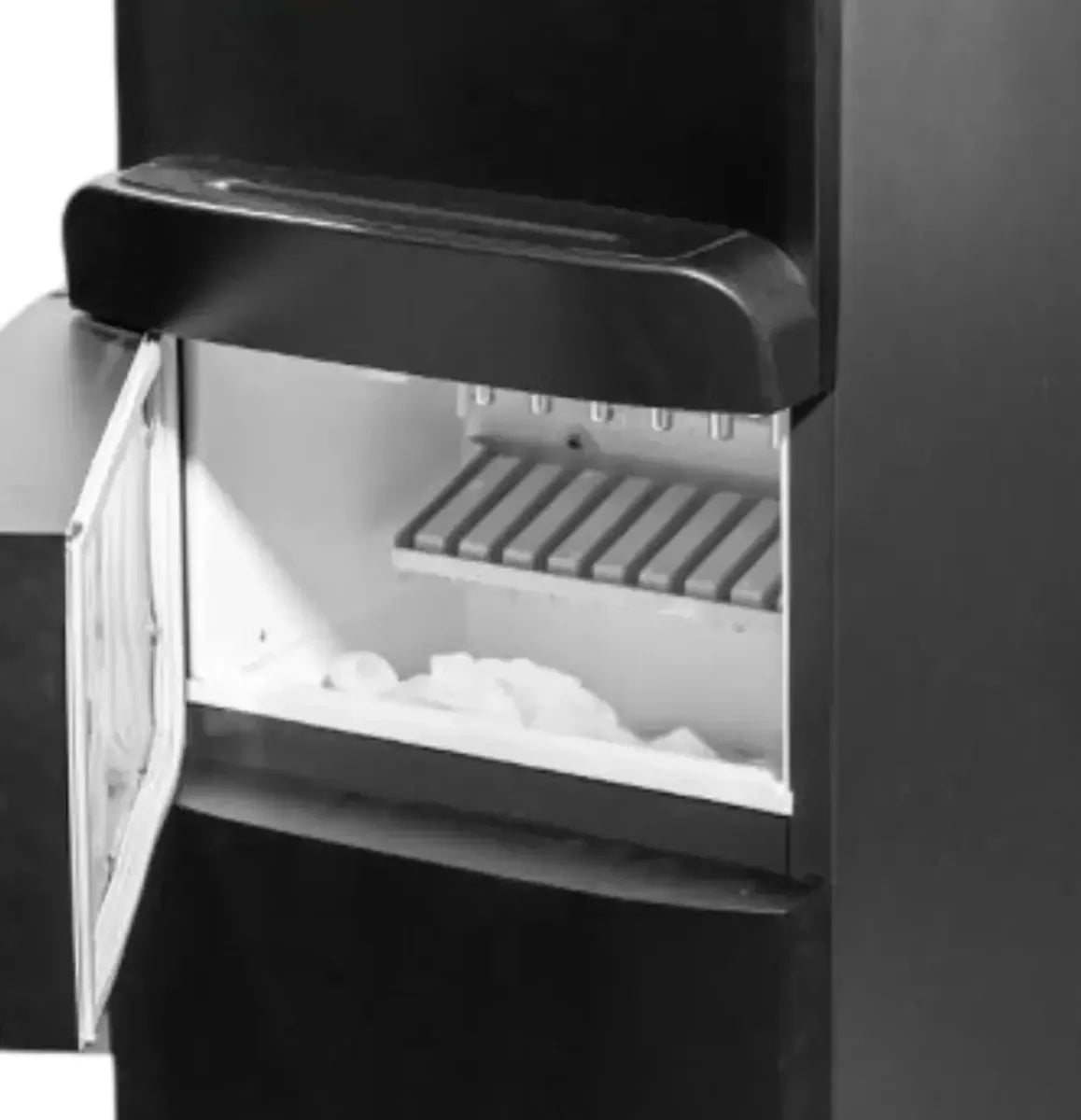 Dispensador de Agua con Maquina de Hielo, Compresor y 3 Llaves