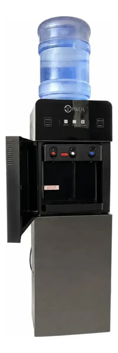 Dispensador de Agua con frigobar 3 Llaves  Elegante Y Moderno
