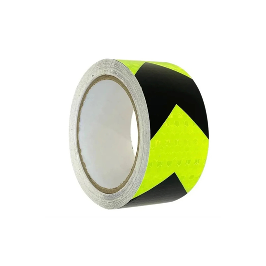 Cinta Reflectante Verde Flecha Negra Multiuso 48mm x 10m - Dinamy Import