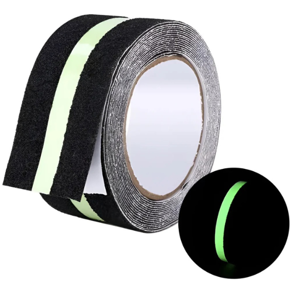 Cinta Antideslizante 5x15 Metros Luminosas Pisos Escaleras - Dinamy Import
