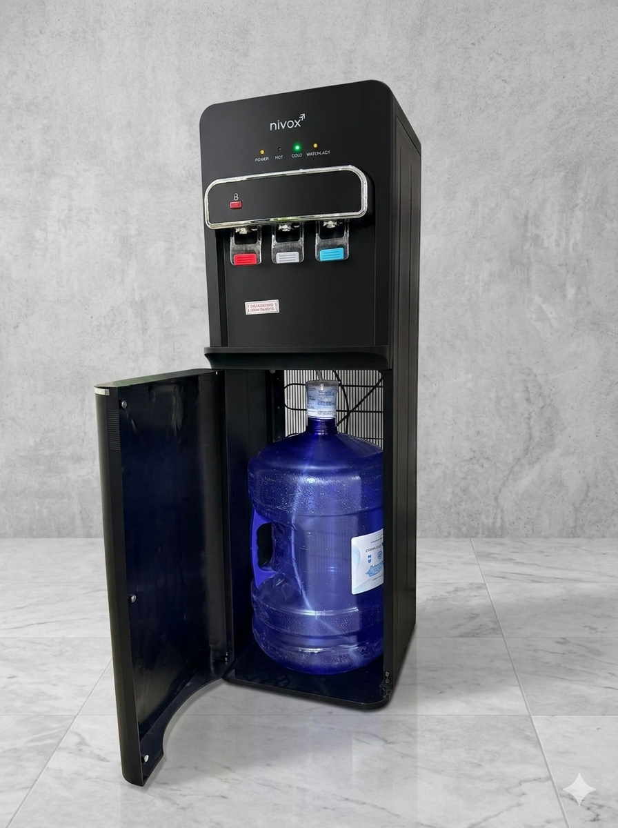 Dispensador de Agua Marca Nivox Bidón Oculto Mate Compresor - Dinamy Import