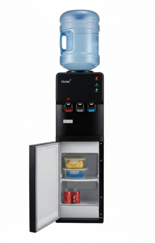Dispensador de Agua Marca Nivox con Frigobar - Dinamy Import