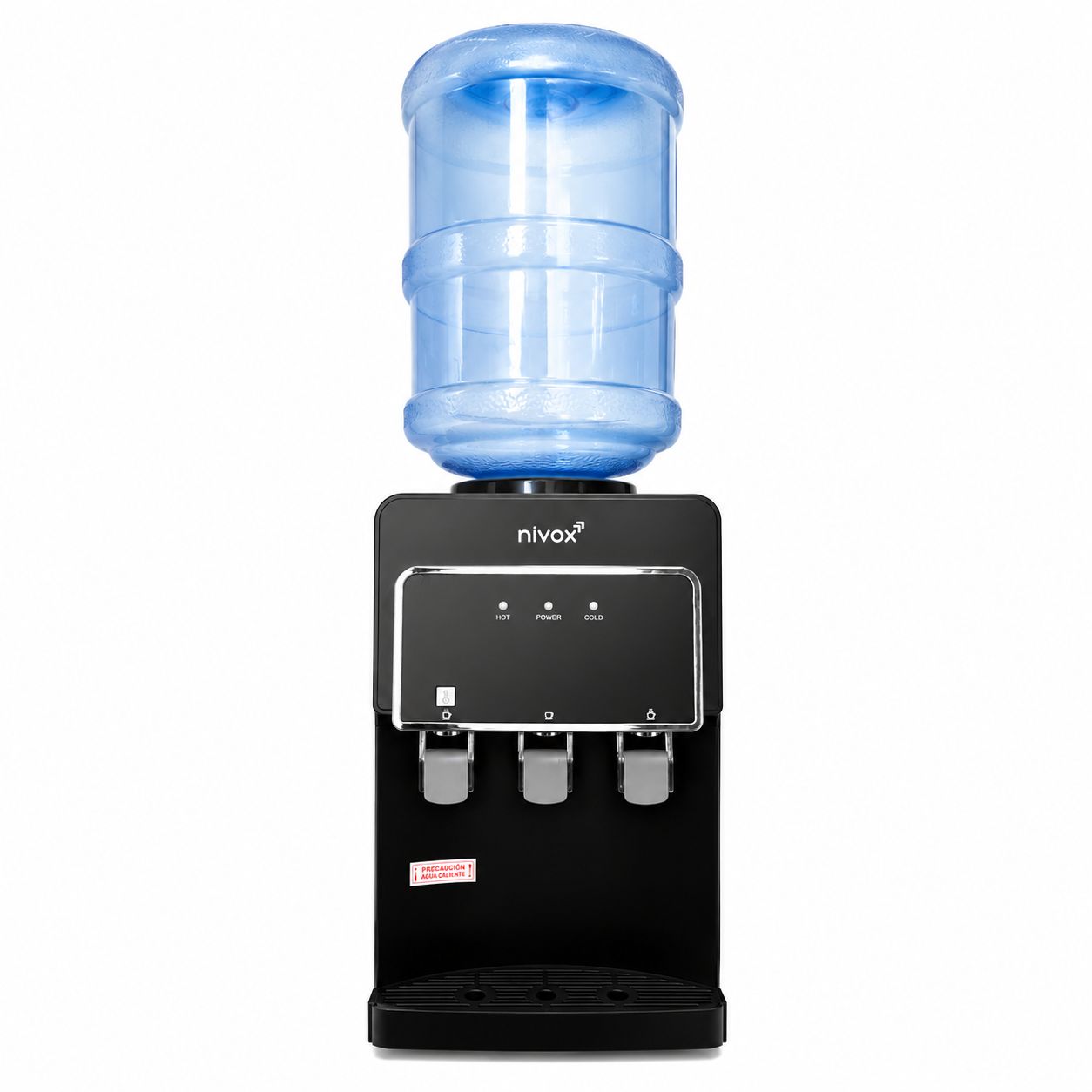 Dispensador de Agua Fría y Caliente Nivox Sobremesa con compresor