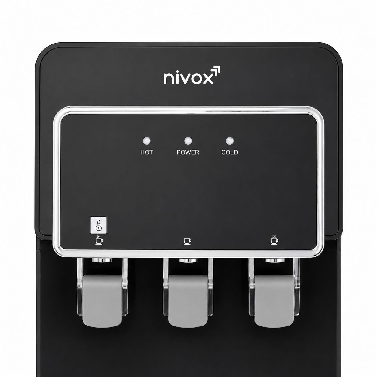 Dispensador de Agua Fría y Caliente Nivox Sobremesa con compresor