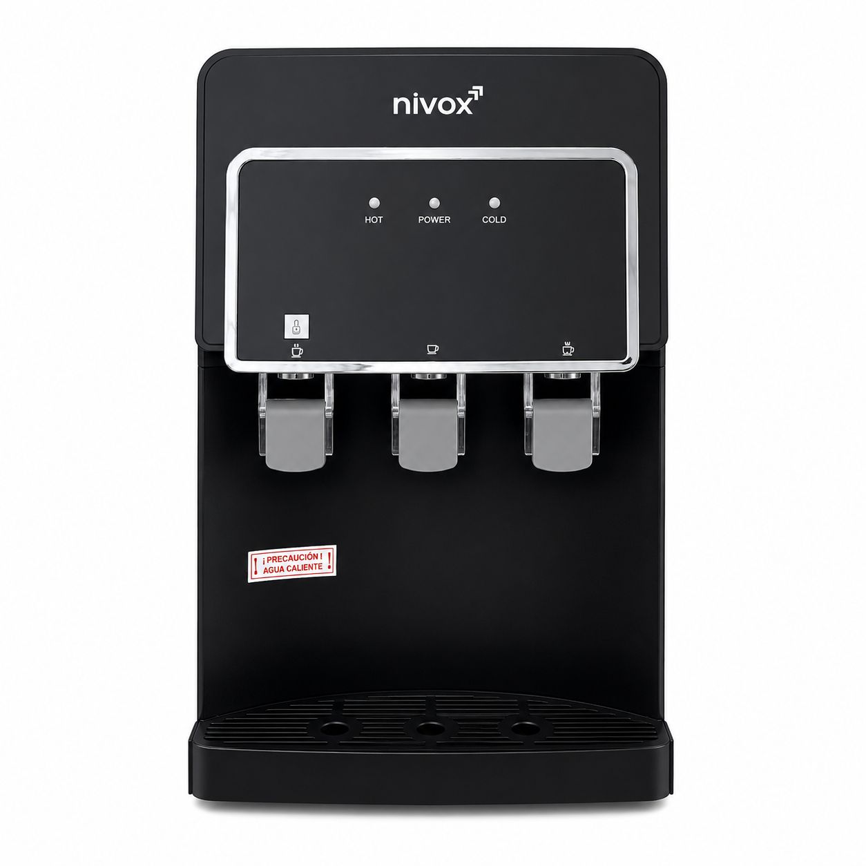 Dispensador de Agua Fría y Caliente Nivox Sobremesa con compresor
